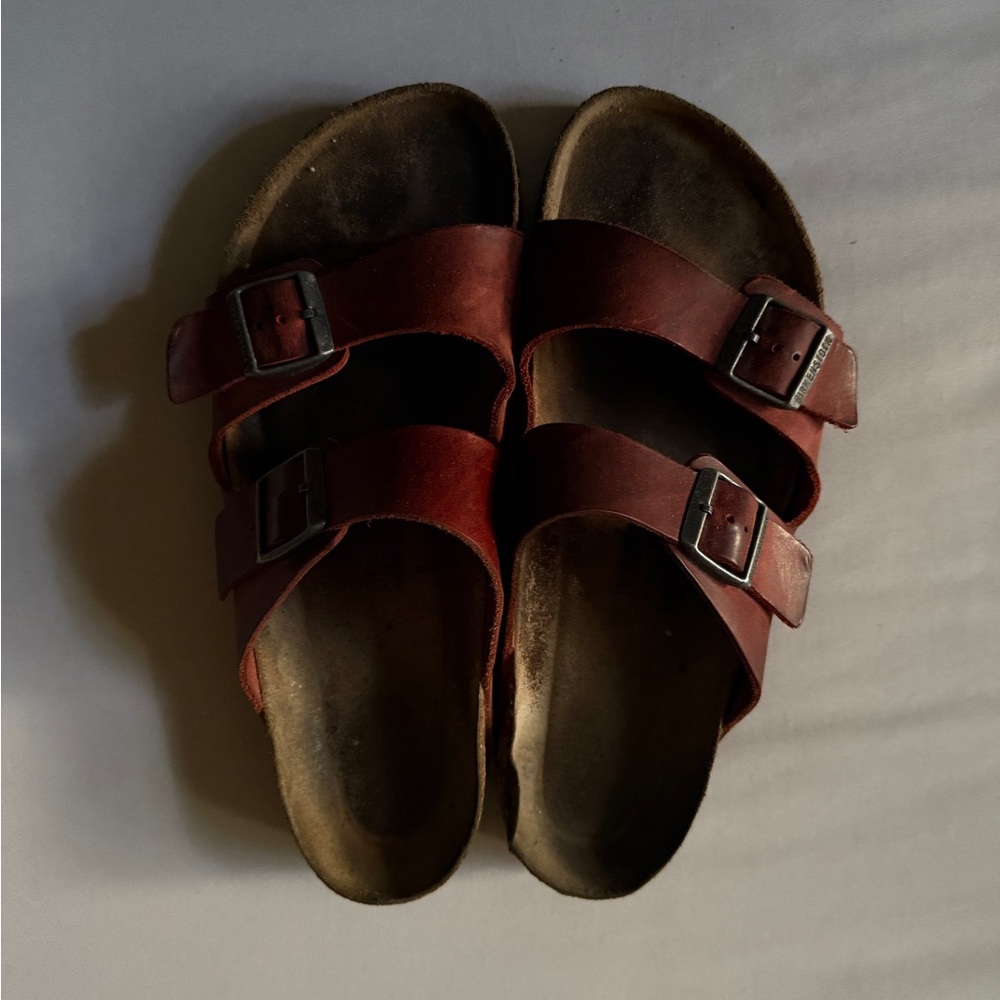 Birkenstock Brown Leather Sandals